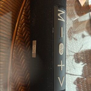 Wireless Portable Bluetooth Speaker in Black with LED Controls